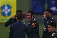 Brazil Press Conference & Training Session - Granja Comary